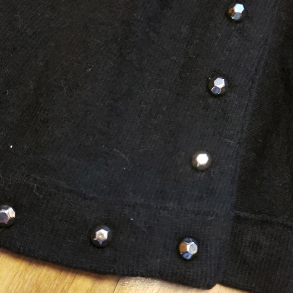 Roberta Scarpa wool studded open cardigan 14 - Picture 2 of 4